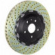 Rotor gelocht LEXUS IS-F Rear 90.6520/21
