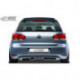 RDX Heckansatz VW Golf 6 Heckeinsatz Heckblende Diffusor