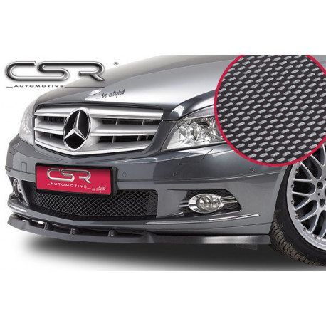 Cupspoilerlippe Carbon Look für Mercedes C-Klasse W204 CSL020-C