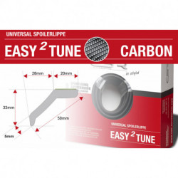 easy²tune Carbon-Look Universal Spoilerlippe zum ankleben ZB131-C