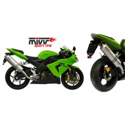 MIVV Exhaust KAWASAKI ZX-10 R OVAL Carbon AK.012.L3