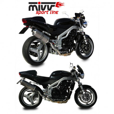 MIVV Exhaust TRIUMPH SPEED TRIPLE OVAL Titan AT.003.LN