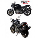 MIVV Exhaust CAGIVA RAPTOR 1000 OVAL Edelstahl C.001.LX1