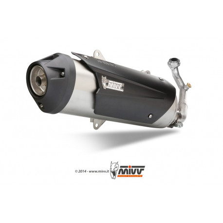 MIVV Exhaust PIAGGIO MP3 400 - Edelstahl C.PG.0018.B