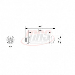 MIVV Exhaust DUCATI MONSTER 696 GP Stahl in Schwarz D.023.LXB