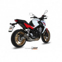 MIVV Exhaust HONDA CB 650 F DOUBLE GUN FULL TITANIUM H.054.LDG