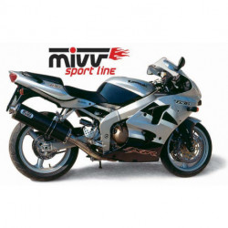 MIVV Exhaust KAWASAKI ZX-6 R OVAL Carbon K.008.LE