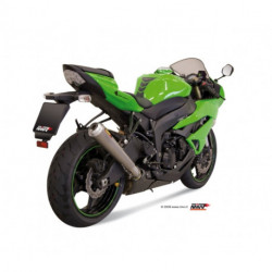 MIVV Exhaust KAWASAKI ZX-6 R X-cone Plus Edelstahl K.022.LP3