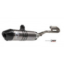 MIVV Exhaust KTM SX-F 450 OVAL FULL TITANIUM mit Carbon Kappe M.KT.020.S5C.F