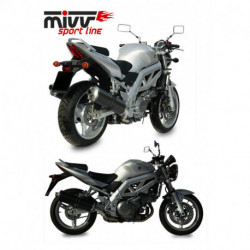 MIVV Exhaust SUZUKI SV 1000 OVAL Carbon S.011.LE