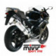 MIVV Exhaust SUZUKI GSX-R 1000 OVAL Titan mit Carbon Kappe S.016.LNC