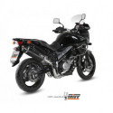 MIVV Exhaust SUZUKI DL V-STROM 650 SPEED EDGE Stahl in Schwarz S.038.LRB