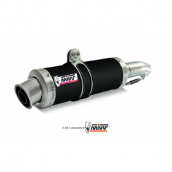 MIVV Exhaust SUZUKI GSX-S 1000 GP Stahl in Schwarz S.044.LXB