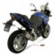 MIVV Exhaust TRIUMPH TIGER 1050 SUONO Edelstahl mit Carbon Kappe T.010.L7