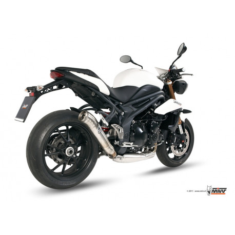 MIVV Exhaust TRIUMPH SPEED TRIPLE GHIBLI Edelstahl T.012.LGX