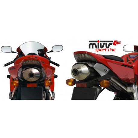 MIVV Exhaust HONDA CBR 1000 RR OVAL Carbon UH.025.LE