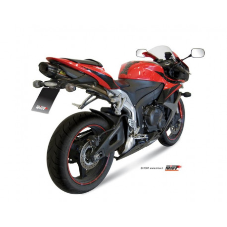 MIVV Exhaust HONDA CBR 600 RR SUONO FULL TITANIUM mit Carbon Kappe UH.037.L8