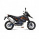 MIVV Exhaust KTM 690 SM OVAL Titan mit Carbon Kappe X.KT.0001.S4C