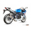 MIVV Exhaust SUZUKI GSX-R 600 SUONO Edelstahl mit Carbon Kappe X.SU.0001.S7