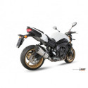 MIVV Exhaust YAMAHA FZ8 / FAZER 8 SUONO Edelstahl mit Carbon Kappe Y.033.L7