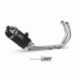 MIVV Exhaust YAMAHA MT-07 SPEED EDGE Stahl in Schwarz Y.045.LRB