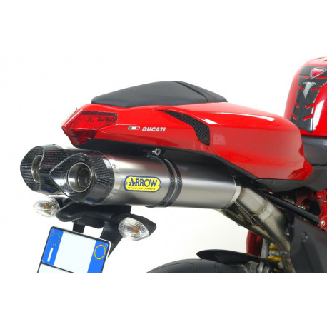 Arrow Endschalldämpfer-Paar Street Thunder Titan mit Carbonendkappe DUCATI 848 71720PK