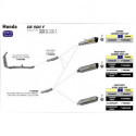 Arrow Endschalldämpfer Race Tech Aluminium Edelstahl-Endkappe HONDA CB 500 F 71804AO