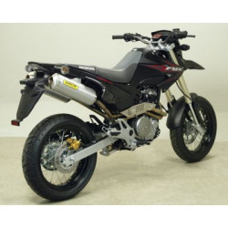 Arrow Endschalldämpfer Paar Street Thunder Aluminium Edelstahl-Endkappe HONDA FMX 650 72607AO