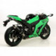 Arrow Endschalldämpfer Race-Tech Aluminium Dark Edelstahl-Endkappe KAWASAKI ZX 10 R 71770AON