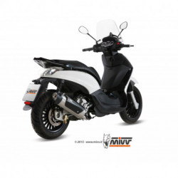 MIVV Exhaust PIAGGIO BEVERLY 125 - Edelstahl C.PG.0019.B