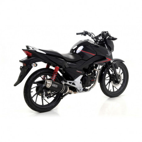 Arrow Endschalldämpfer Street Thunder Aluminium Dark mit Carbonendkappe HONDA CB 125 F 51514AON