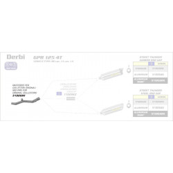 Arrow Verbindungsrohr für Original Krümmer DERBI GPR 125 51006MI