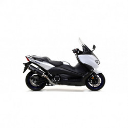 Arrow Endschalldämpfer Race-Tech Aluminium Schwarz mit Carbonendkappe YAMAHA T MAX 530 73514AKN