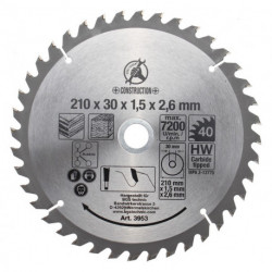 Hartmetall-Kreissägeblatt, Ø 210 mm