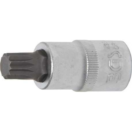 Bit-Einsatz, Innenvielzahn, 12,5 (1/2), 53 mm lang, M12