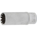 Steckschlüssel-Einsatz, Gear Lock, 6,3 (1/4), tief, 12 mm